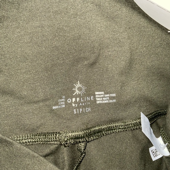 Offline Hi Rise Short Olive Leggings Size Small - Picture 2 of 5